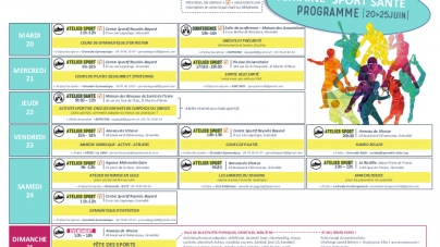 Découvrez le programme de la semaine Sport Santé à Grenoble